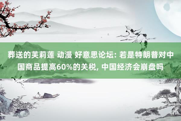 葬送的芙莉莲 动漫 好意思论坛: 若是特朗普对中国商品提高60%的关税， 中国经济会崩盘吗