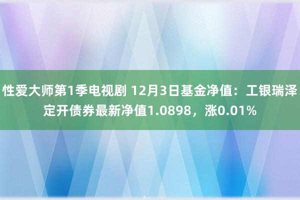 性爱大师第1季电视剧 12月3日基金净值：工银瑞泽定开债券最新净值1.0898，涨0.01%